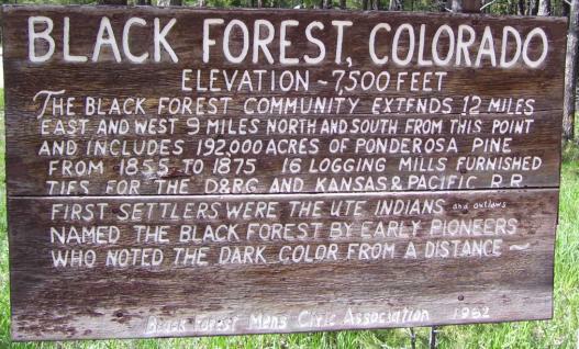 Black Forest, Colorado Springs