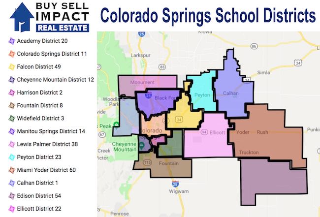 Colorado Springs School Districts Colorado Springs Real Estate